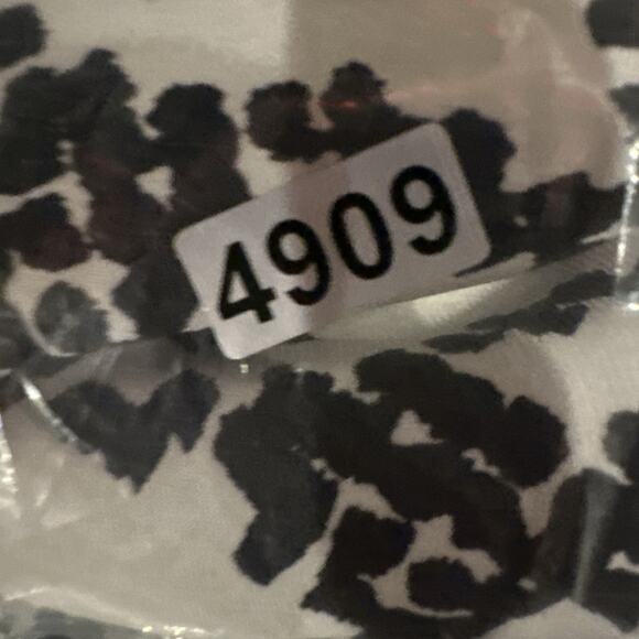 CAbi 3090 Tank Womens Small Black White Broken Check Layered Zip Chiffon Office - Picture 13 of 13